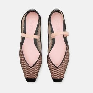 PIFERI Tremaine Mesh Ballerina Flats shoes mary Janes Revolve $595 sz 9
